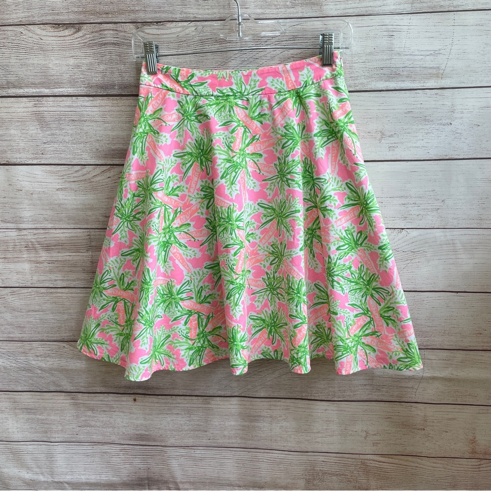 LILLY PULITZER FLORAL SKIRT